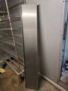 lot 20603 image: 6ft Stainless Steel Wall Shelves