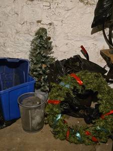 lot 20611 image: Assorted Lot of Christmas Decor and Lights
