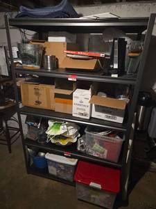 lot 20626 image: Heavy-Duty 5-Shelf Steel Storage Rack