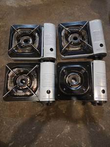 lot 20660 image: Chef Master Portable Butane Stove 90011 - Set of 4