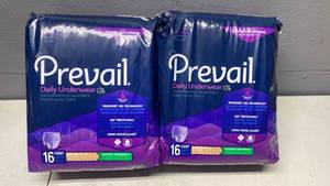 lot 128 image: Prevail Daily Underwear for Women - 16 Count Pack