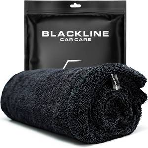 lot 135 image: Blackline 24x36 Twisted-Loop Drying Towel, 1300GSM, Streak Free, Lint Free, Reusable - Car Accessories, Bath Towels, Microfiber Cleaning Cloth - One Pass is All You Need&nbsp