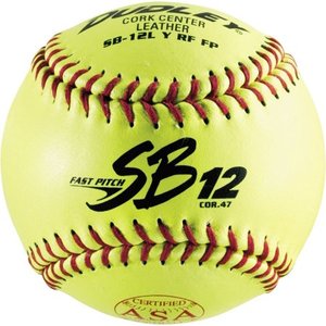 lot 146 image: Dudley 12�� NFHSASA SB12 Fastpitch Softballs - 5 Pack