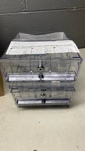 lot 162 image: Schafer Dual 5 Adjustable Snap-Together Modular Mini Display