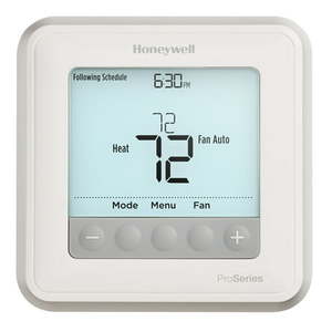 lot 189 image: Honeywell H6220WF2006U Hawa Square White Thermostat&nbsp