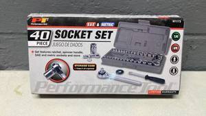 lot 209 image: Performance Tool W1173  17 mm Spark Plug Socket Wrench &amp Set  40 Piece&nbsp