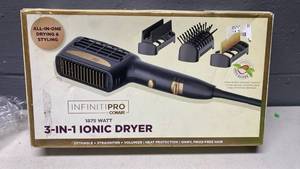 lot 229 image: Conair InfinitiPRO 3-in-1 Ionic Hair Dryer 1875W&nbsp