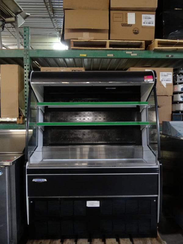 lot 5013 image: FEDERAL RSSM-460SC SPECIALTY DISPLAY HIGH PROFILE SELF-SERVE REFRIGERATED MERCHANDISER