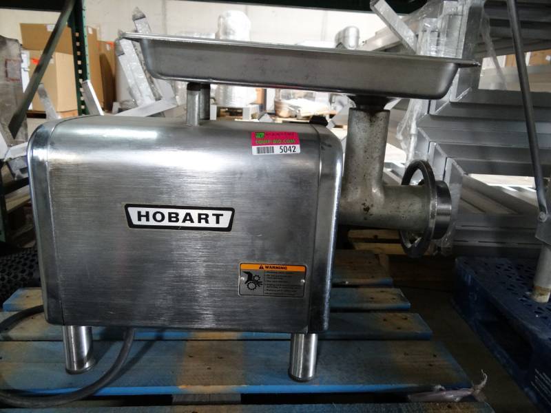 lot 5042 image: Hobart 4822-34 Stainless Steel Meat Chopper