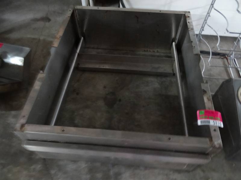 lot 5110 image: Stainless Box With 1 Drawer
