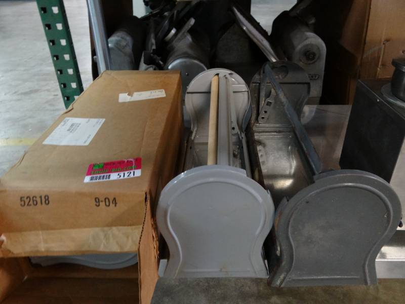 lot 5121 image: Lot of 3 Sheet Paper or Plastic Roll Dispensers
