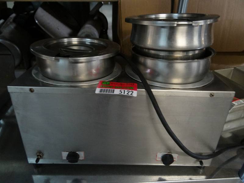 lot 5122 image: Server Products Model # Twin CookerWarmer