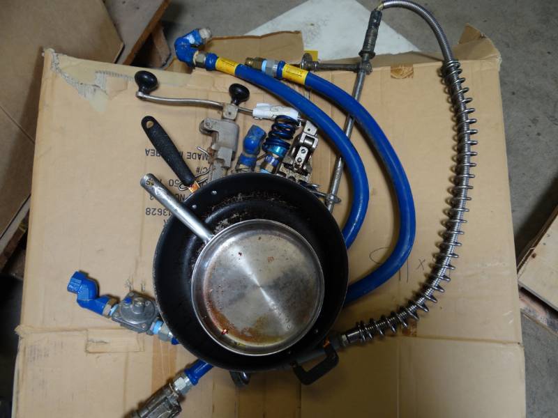 lot 5197 image: Commercial Faucets, Can Openers and Pans