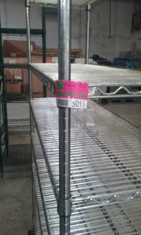 lot 5055 image: 6 tier Metro Rack on Casters