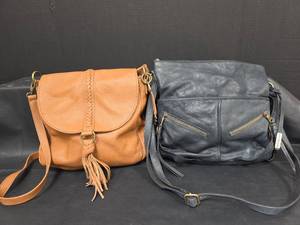 lot 182 image: Lucky Brand Leather Handbags