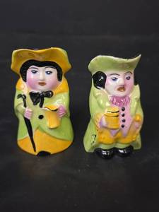 lot 209 image: 1940s Ceramic Toby Jug Set Made in England
