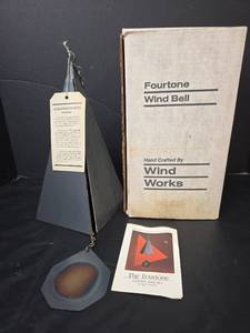 lot 220 image: Wind Works Fourtone Cor-Ten Steel Wind Bell