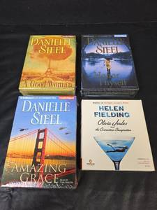 lot 248 image: 3 Danielle Steel Audiobook (CD) Collection and Helen Fielding Audiobook