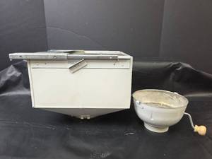 lot 280 image: Antique Flour Bin out of Hoosier Cabinet