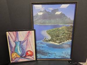 lot 288 image: Landscape Photo & Still Life Watercolor Art