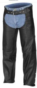 lot 294 image: River Road Genuine Leather Motorcycle Chaps Womens Size 6