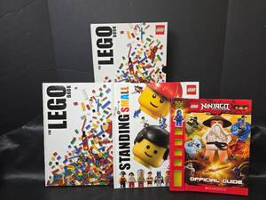lot 320 image: LEGO Book Collection - Standing Small,  The Lego Book, & Ninjago Guide