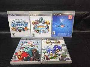 lot 325 image: PS3 Family Game Bundle - Skylanders, Disney Infinity, Sonic