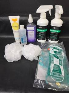 lot 350 image: Medical Care Bundle with Wound Care and Personal Hygiene Products
