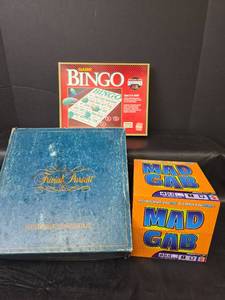 lot 400 image: Classic Board Games - Trivial Pursuit, Mad Gab, and Bingo Set