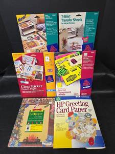 lot 437 image: Printer Paper Craft Supply Lot