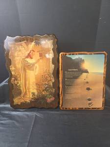 lot 450 image: Religous Wall Plaques