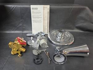 lot 495 image: Delta Valve Trim Kit with Instructions (No Shower Head)