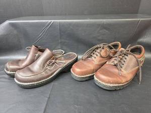lot 540 image: Eastland Leather Shoe Set - Oxford 9.5 and Mule 10