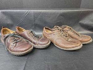 lot 541 image: Born Brown Leather Casual Shoes Womens 9.5