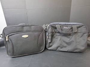 lot 550 image: Eddie Bauer Computer Bag and Protocol Black Nylon Travel Bag