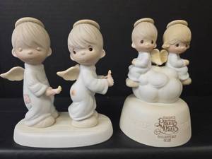 lot 583 image: Precious Moments Angel Figurines