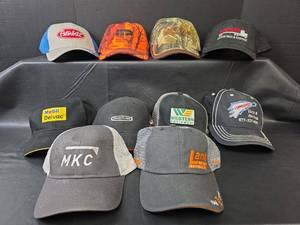 lot 629 image: Trucking Company Logo Baseball Cap Collection