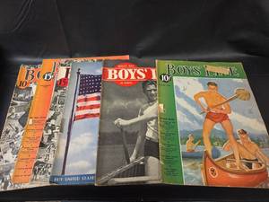 lot 695 image: Boys Life Magazine Collection 1939-1942