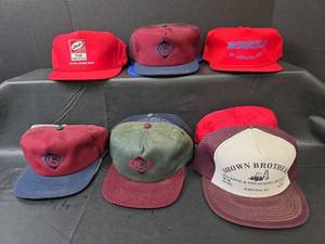 lot 714 image: 1980s-90s Kansas Business Farmer Hat Collection