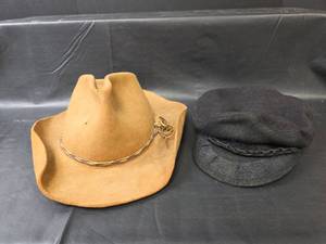 lot 729 image: Mole Skin Cowboy Hat and Greek Fishermans Cap