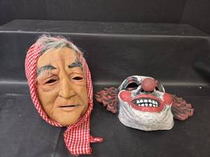 lot 732 image: Creapy Halloween Masks