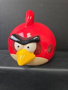 lot 740 image: Angry Birds Red Bird Ceramic Bank 2009-2012