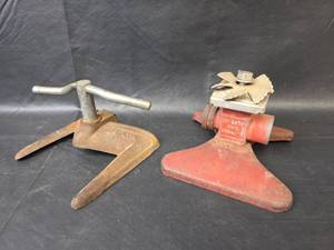 lot 780 image: Vintage Square Spray Lawn Sprinkler and More