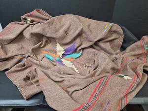 lot 787 image: Southwestern Style Wool Blanket From a Non-Smoking Home