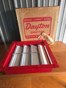 lot 47 image: New Dayton Automatic Aluminum Shutter with Original Box
