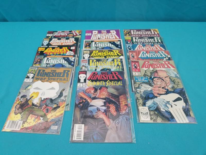 lot 8133 image: Lot of the Punisher Comic Books