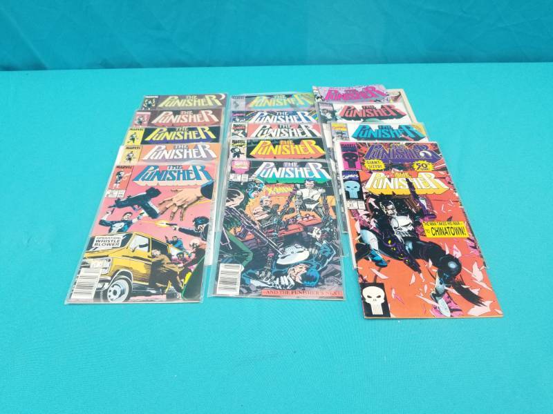 lot 8134 image: The Punisher Comic Book Lot