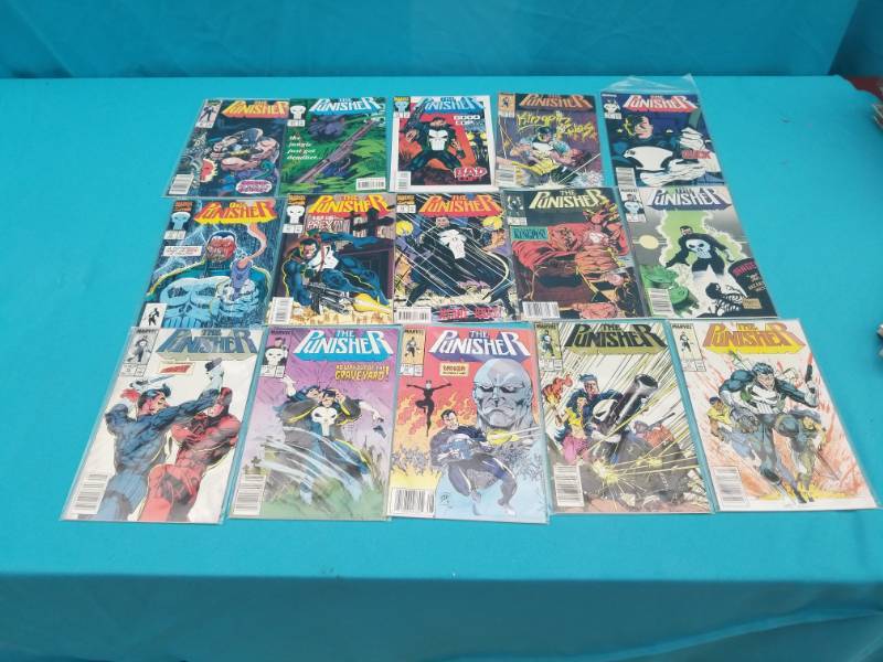 lot 8135 image: Lot of the Punisher Comic Books