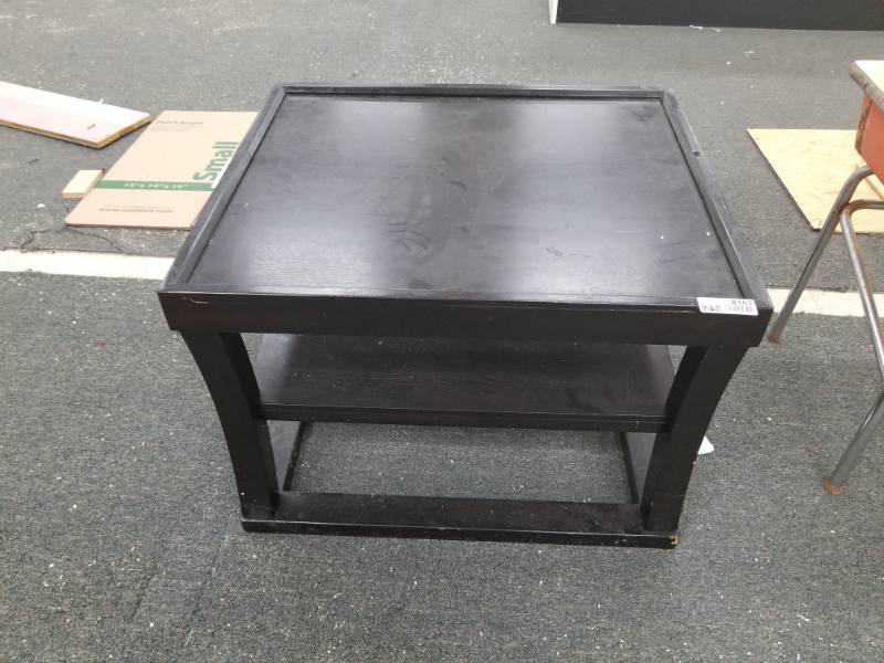 lot 8162 image: Small Black Side Table
