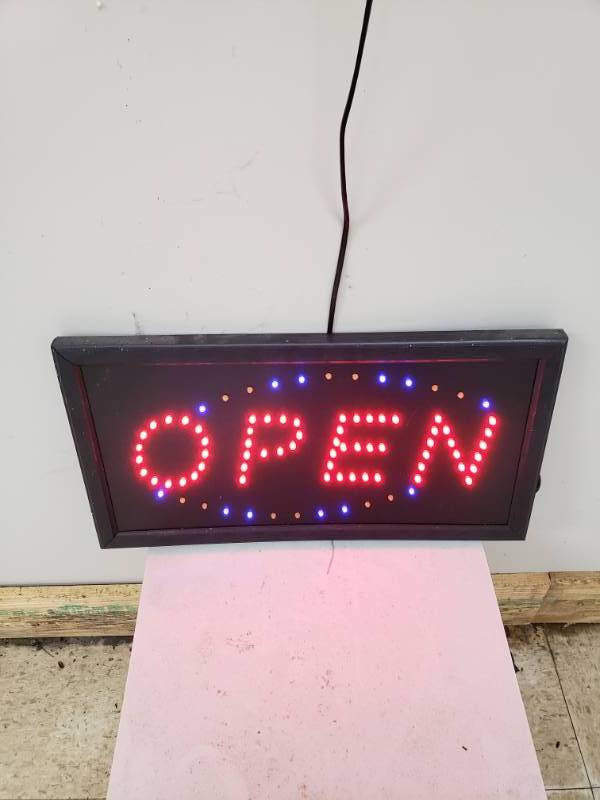 lot 8065 image: Open Sign